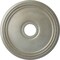 Ekena Millwork Diane Ceiling Medallion (Fits Canopies up to 5 3/8"), 18"OD x 3 5/8"ID x 1 1/8"P, Flash Gold CM18DIFLS - alternate 1